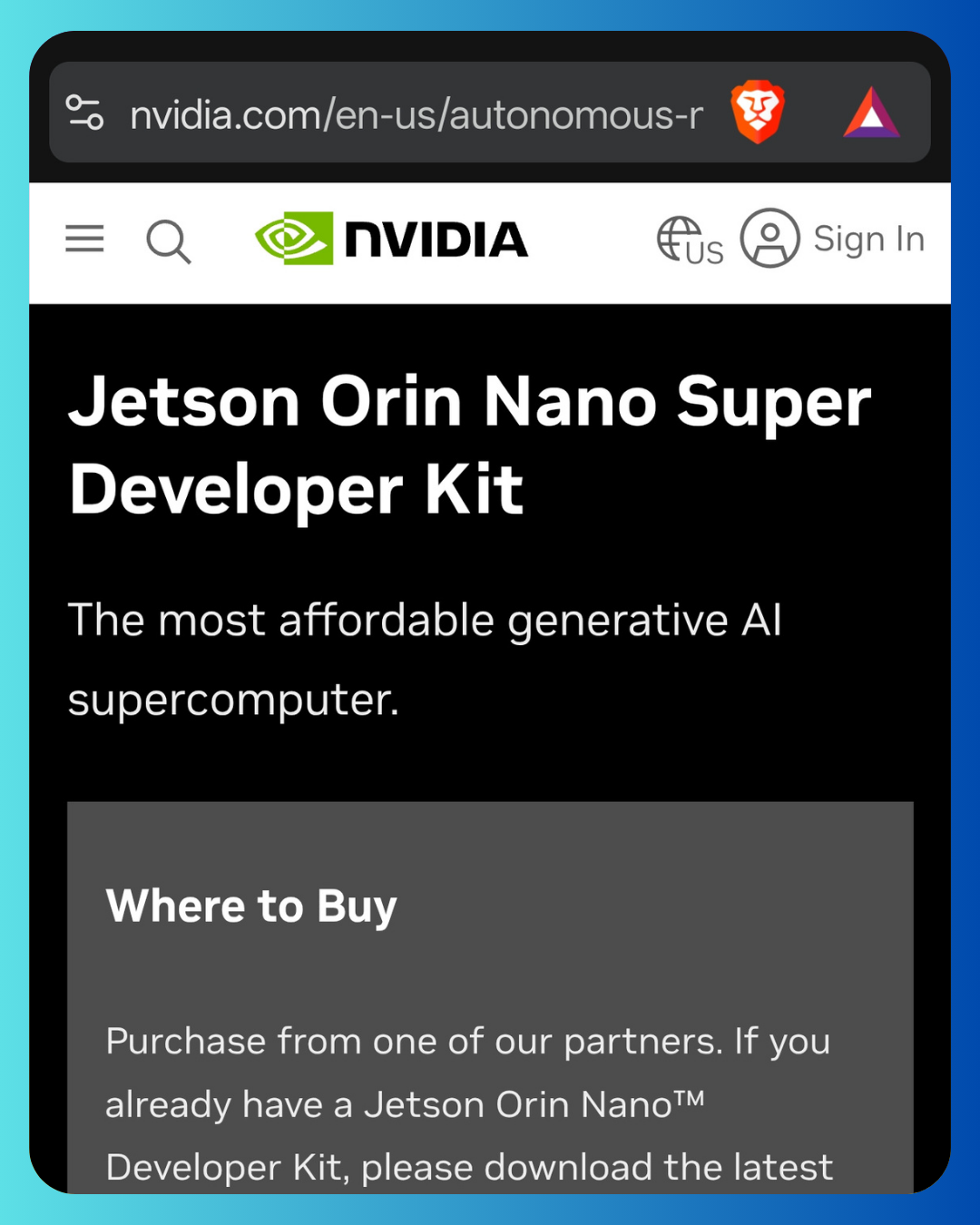 Jetson Orin Nano Super
